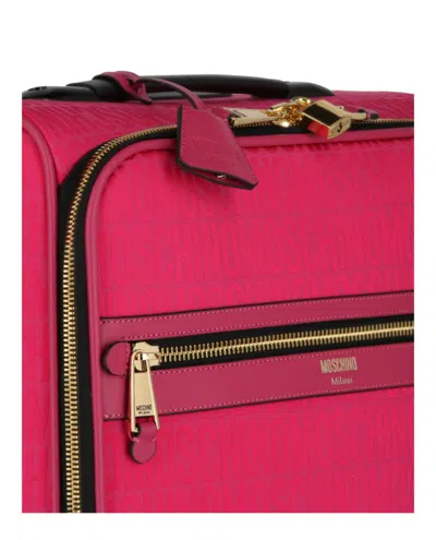 Moschino All-over Logo Trolley Case
