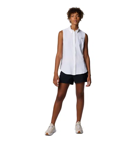 Columbia Women's Tamiami Sleeveless Shirt In White