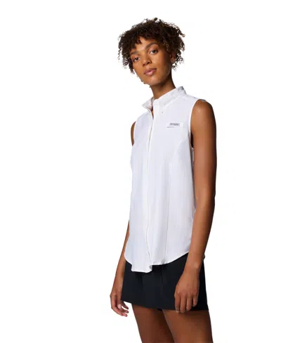 Columbia Women's Tamiami Sleeveless Shirt In White
