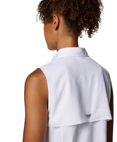 Columbia Women's Tamiami Sleeveless Shirt In White