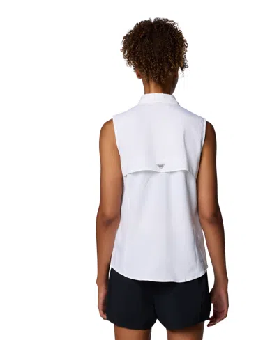 Columbia Women's Tamiami Sleeveless Shirt In White