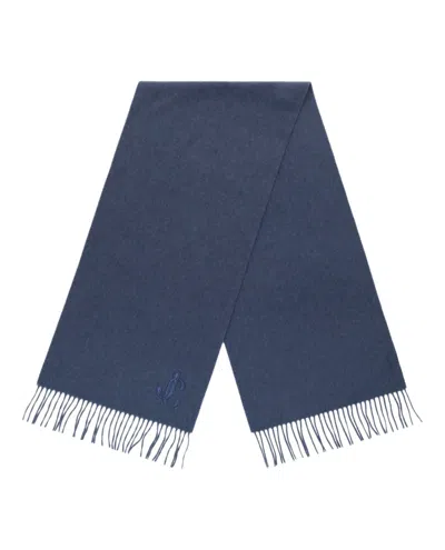 Jimmy Choo Cashmere Scarf In Blue