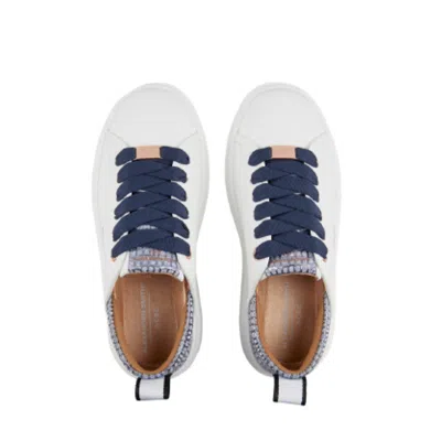 Alexander Smith Ecowembley Sneakers In White Eco Leather In White