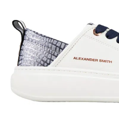 Alexander Smith Ecowembley Sneakers In White Eco Leather In White