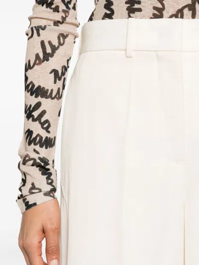 Jil Sander Wide-leg Pants With High Waist