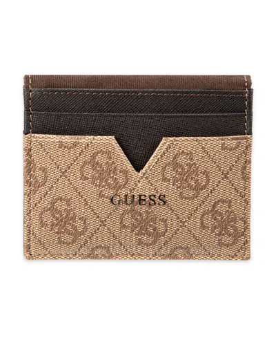 Guess Men's Rfid Quatro G Reversible Magnetic Card Case Wallet