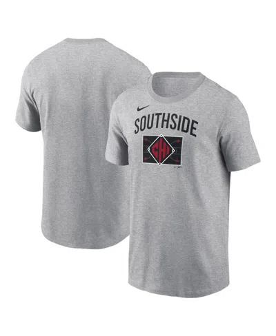 Nike Men's Gray Chicago White Sox 2025 City Connect Arched Team Phrase T-shirt In Gray