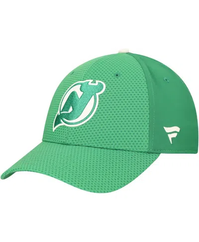 Fanatics Men's Kelly Green New Jersey Devils Authentic Pro St. Patrick's Day Flex Hat