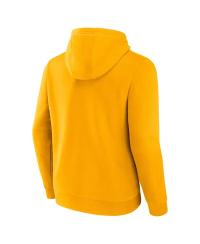 Fanatics Men's Gold North Carolina A T Aggies Primary Logo Pullover Hoodie In Yellow