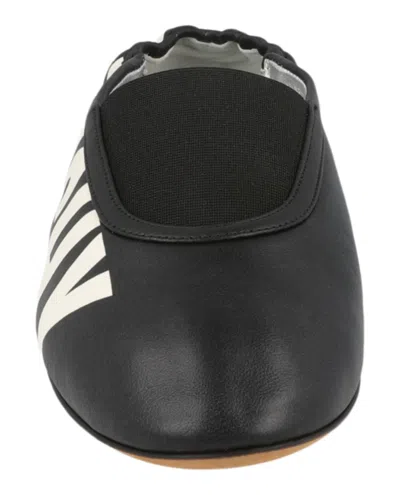 Givenchy Logo Graphic Ballet Flats In Black