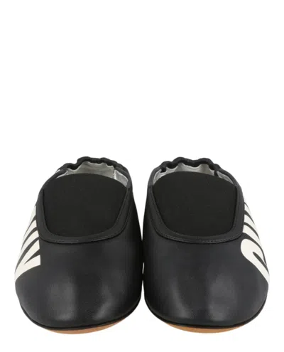 Givenchy Logo Graphic Ballet Flats In Black
