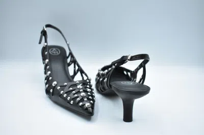 Ash Laced Black Low-cut Shoes With Metallic Studs In Black