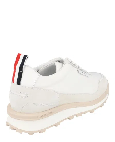 Thom Browne Alumni Trainer Sneakers In White