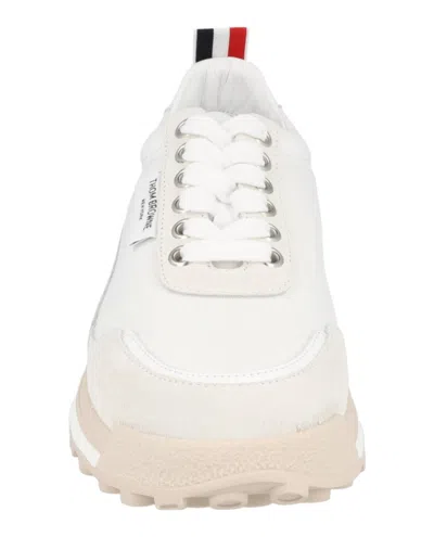 Thom Browne Alumni Trainer Sneakers In White