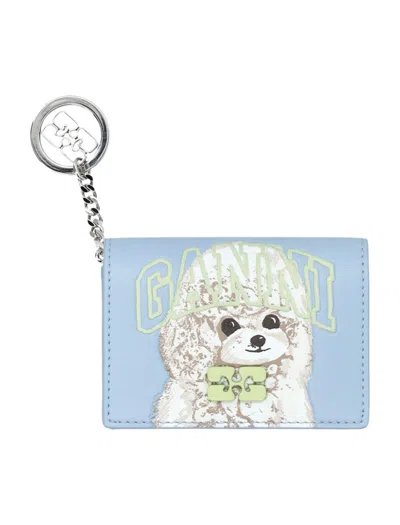 Ganni Poddle Bow Card Holder
