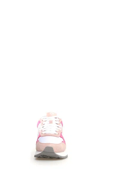 W6yz Technical Fabric And Suede Sneakers In Multi