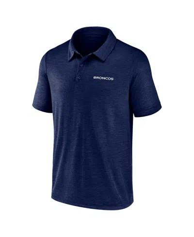 Logo Athletic Men's Navy Denver Broncos Unstoppable Polo Shirt