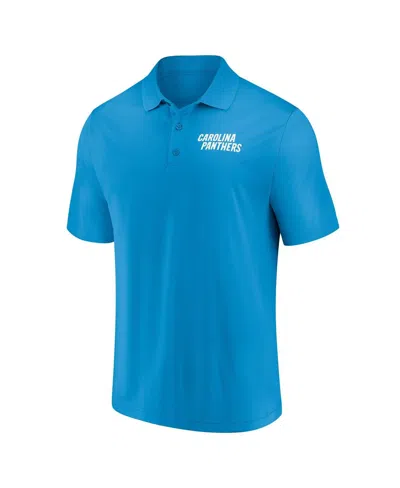 Fanatics Men's Cobalt Carolina Panthers Polo Shirt In Blue