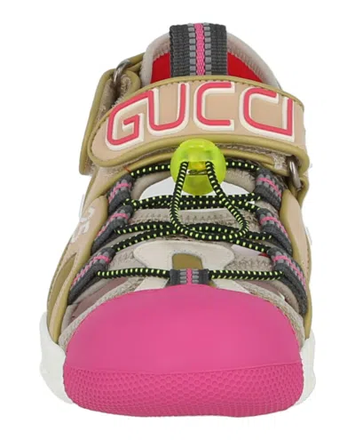 Gucci Mesh Fabric Tinsel Sport Sandals In Multi