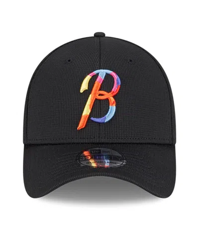 New Era Men's Black Baltimore Orioles City Connect Batting Practice 39thirty Flex Hat
