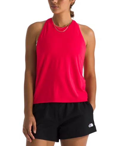 The North Face Women's Dune Sky Racerback Tank Top In Red