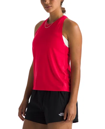 The North Face Women's Dune Sky Racerback Tank Top In Red