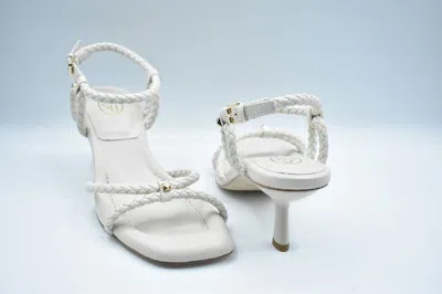 Ash Low-top Laced Shoes With Braided Straps In White