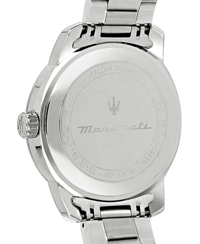 Maserati Men's Analog Stainless Steel Metal Band Watch, 44mm