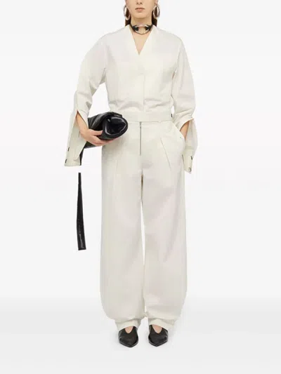 Jil Sander Wide-leg Pants With High Waist