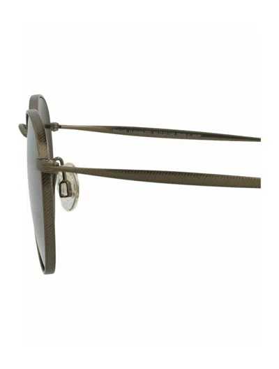 Maui Jim Round-frame Titanium Sunglasses