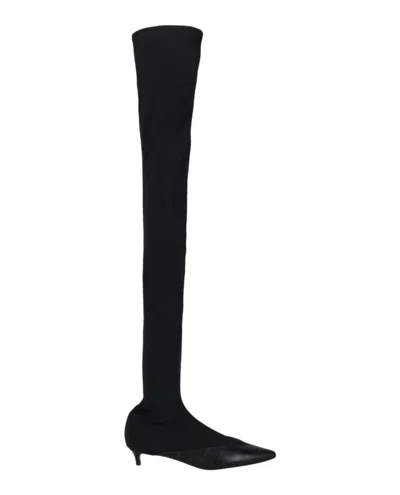 Givenchy Stretch Over-the-knee Boots In Black