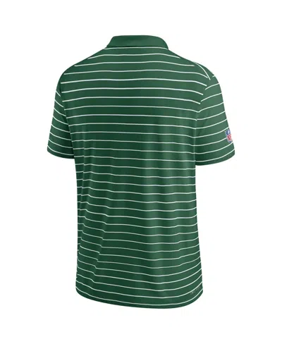 Nike Men's Green New York Jets Sideline Lock Up Victory Performance Polo Shirt In Green
