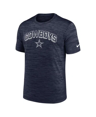 Nike Navy Dallas Cowboys Velocity Performance T-shirt In Blue