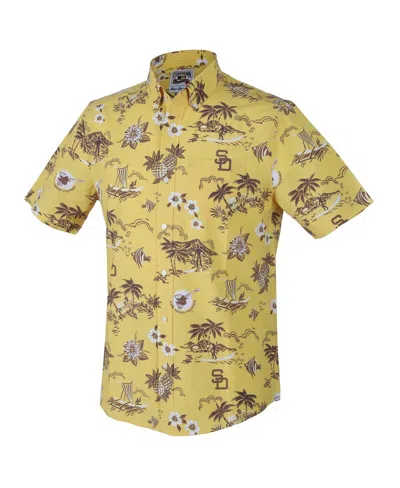 Reyn Spooner Men's Yellow San Diego Padres Kekai Button-down Shirt In Yellow