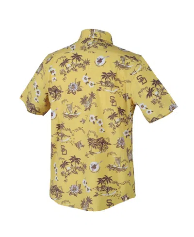 Reyn Spooner Men's Yellow San Diego Padres Kekai Button-down Shirt In Yellow
