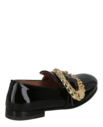 Moschino Logo Buckle Loafers