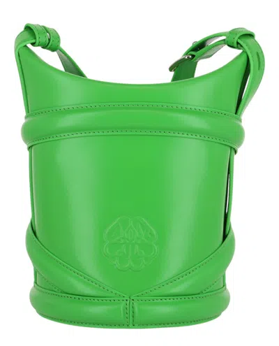 Alexander Mcqueen The Curve Small Leather Bucket Bag