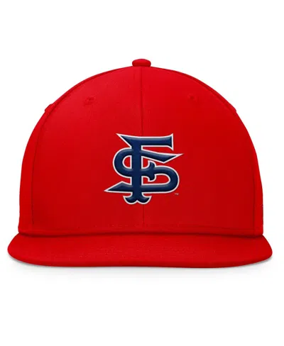 Top Of The World Men's Red Fresno State Bulldogs Fundamental Snapback Hat