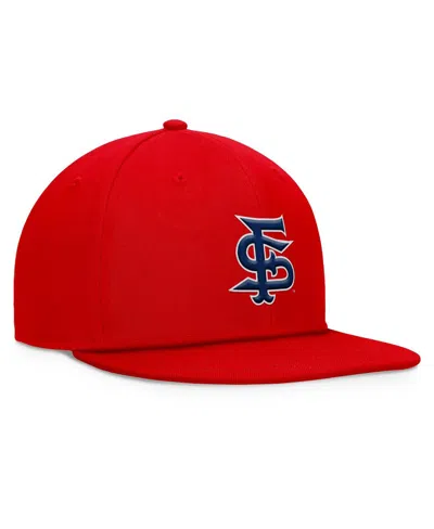 Top Of The World Men's Red Fresno State Bulldogs Fundamental Snapback Hat