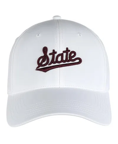 Ahead Men's White Mississippi State Bulldogs Stratus Aerosphere Adjustable Hat