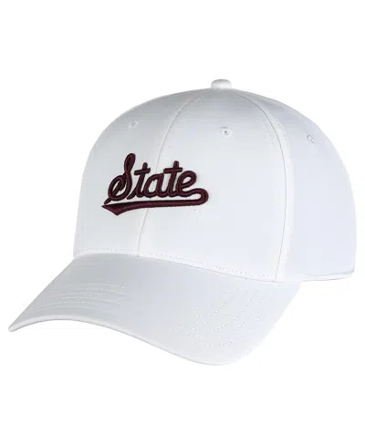 Ahead Men's White Mississippi State Bulldogs Stratus Aerosphere Adjustable Hat