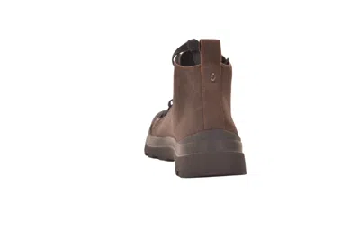 Pànchic Panchic Military Green Waxed Suede Ankle Boots In Brown