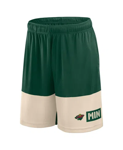 Logo Athletic Men's Green Minnesota Wild Best Of The Best Shorts