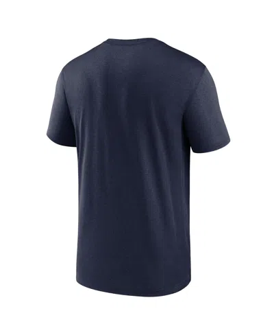 Nike Men's College Navy Seattle Seahawks Legend Icon Performance T-shirt In Blue