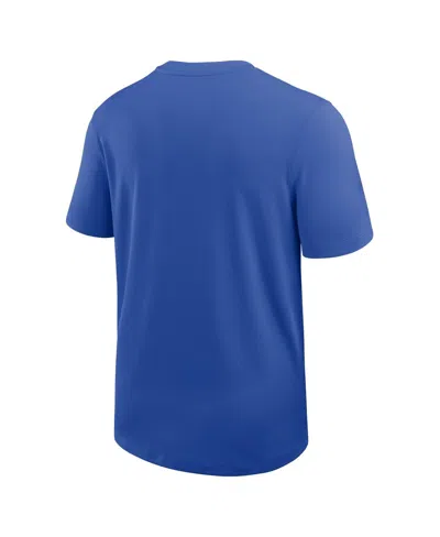 Nike Men's Royal Duke Blue Devils 2025 Sideline Uv Performance Coach T-shirt In Blue