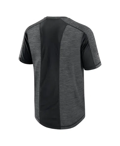 Fanatics Men's Black Chicago Blackhawks Authentic Pro Rink Tech T-shirt In Gray