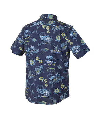 Reyn Spooner Men's Dark Blue Tampa Bay Rays Kekai Button-down Shirt In Blue