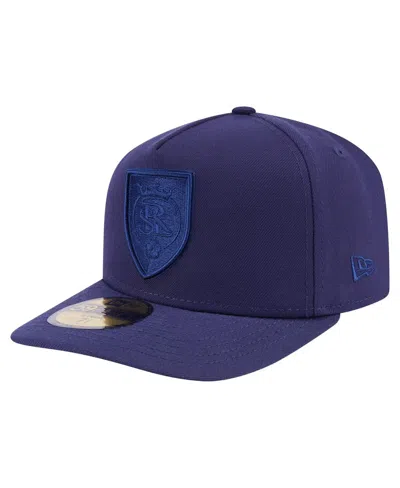 New Era Men's Navy Real Salt Lake Color Pack A-frame 59fifty Fitted Hat