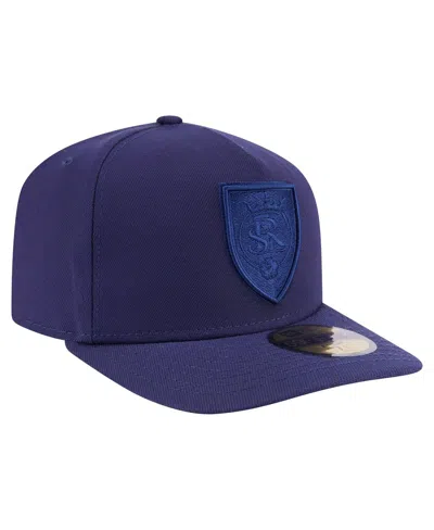 New Era Men's Navy Real Salt Lake Color Pack A-frame 59fifty Fitted Hat