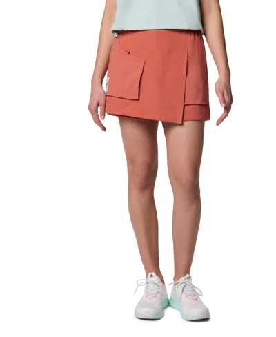 Columbia Women's Cove Beach Utility Skort In Orange